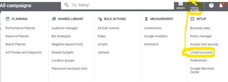 A Guide to Google Ads Bidding Strategies 2 Google Ads linking to Google Ads