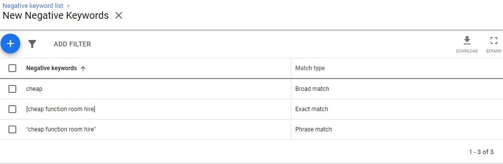 How To Setup And Manage A Negative Keyword List On Google Ads 4 How To Setup And Manage A Negative Keyword List On Google Ads