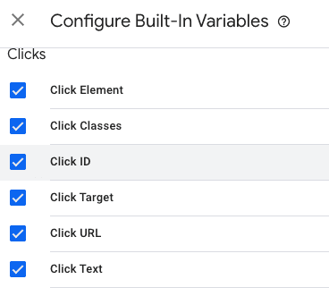 How to setup Google Tag Manager to track conversions with Google Ads 22 GTM configure built in variables