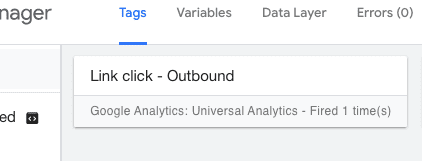 Link Click Event In Google Analytics